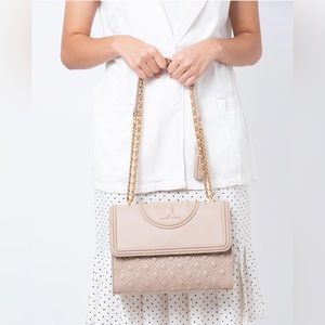 Tory Burch Matte Fleming Crossbody Bag